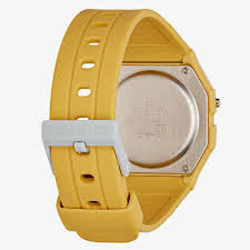 Casio F-91WC-9AEF Unisex Digital Resin Strap Watch - Mustard Yellow