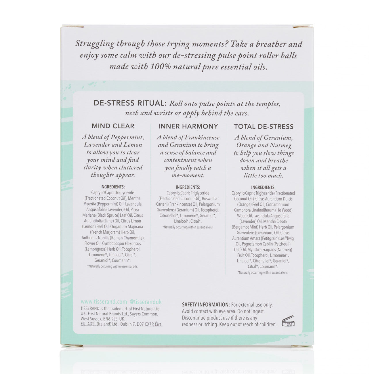 Tisserand Countdown to De-Stress Collection