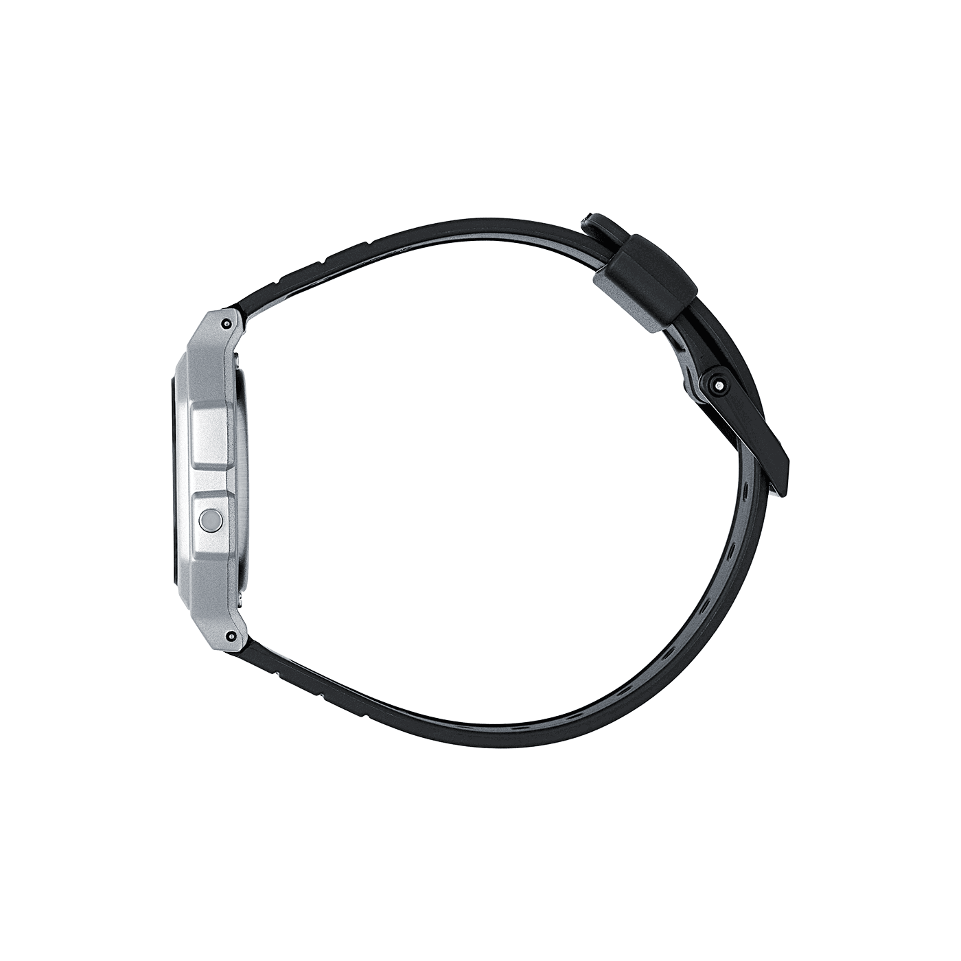 Casio F-91WM-7AEF Unisex Digital Resin Strap Watch - Silver